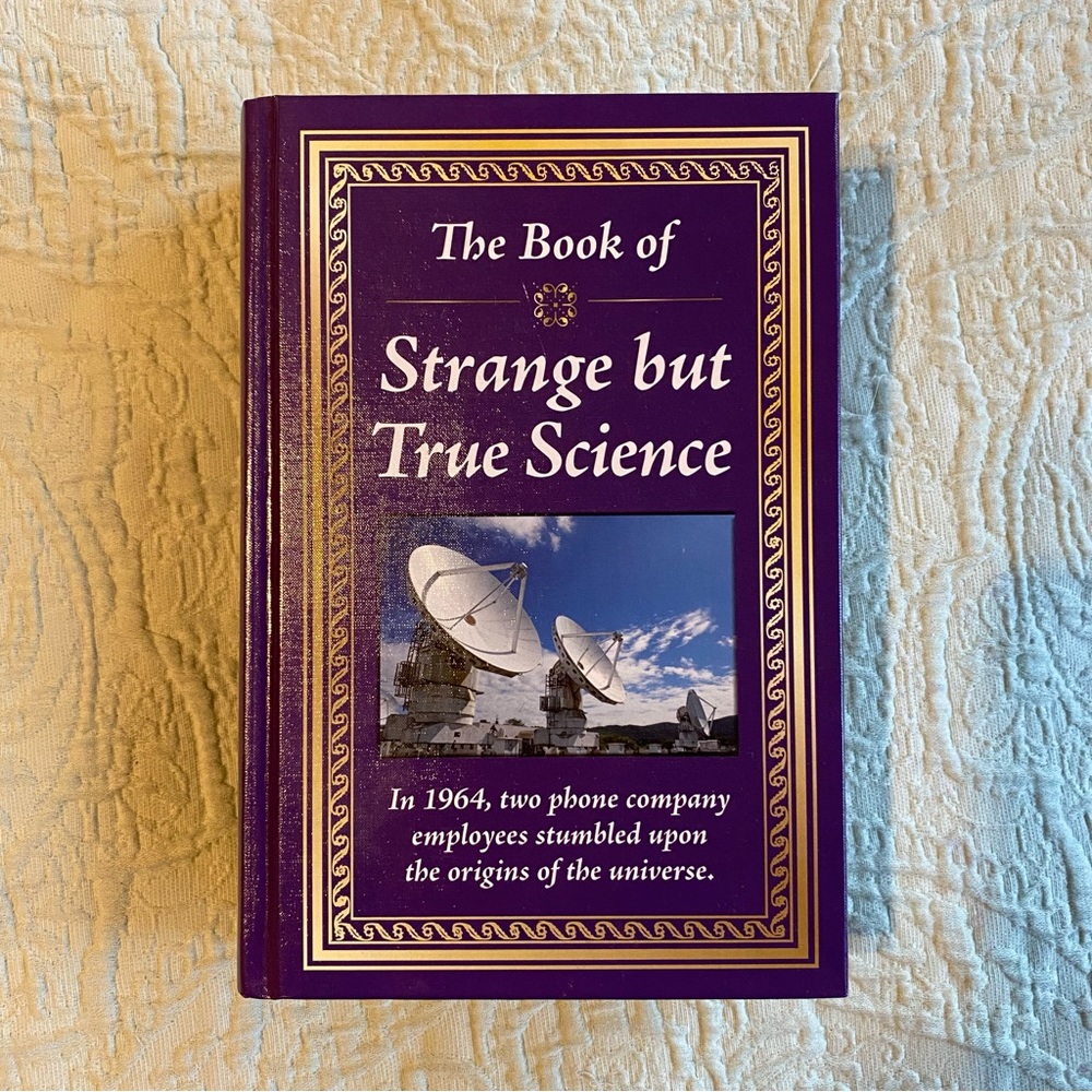 Purple 'Strange but True Science' Book Interesting Facts Coffee Table Book